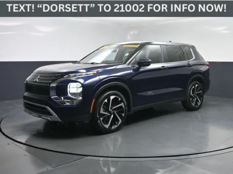 Blue 2024 Mitsubishi Outlander SE Black Edition w/Pano Roof for sale in Terre Haute, IN