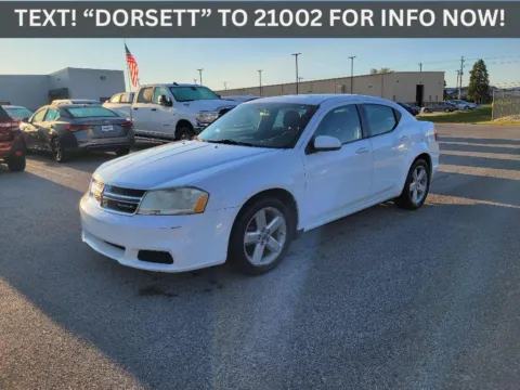 White 2011 Dodge Avenger Mainstreet for sale in Terre Haute, IN