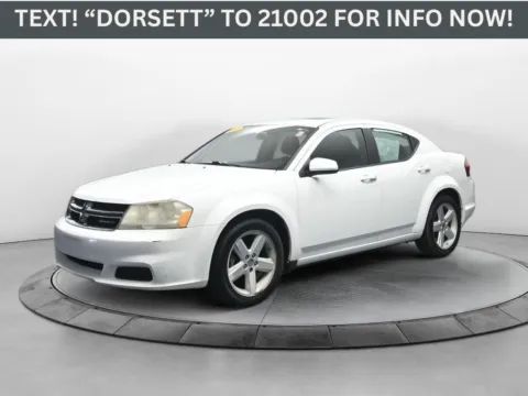 White 2011 Dodge Avenger Mainstreet for sale in Terre Haute, IN