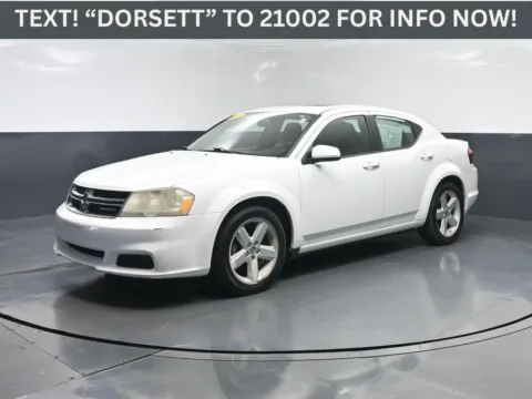 White 2011 Dodge Avenger Mainstreet for sale in Terre Haute, IN