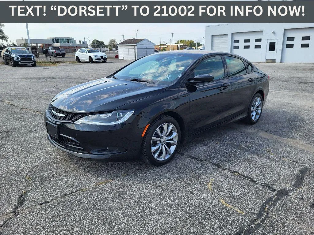 Black 2016 Chrysler 200 S for sale in Terre Haute, IN