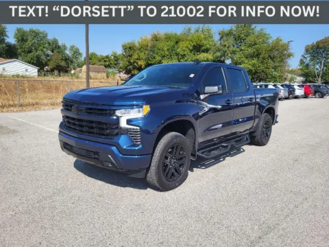 Blue 2023 Chevrolet Silverado 1500 RST for sale in Terre Haute, IN