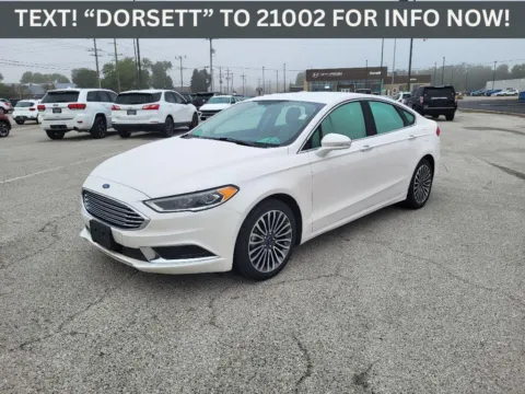 White 2018 Ford Fusion SE for sale in Terre Haute, IN