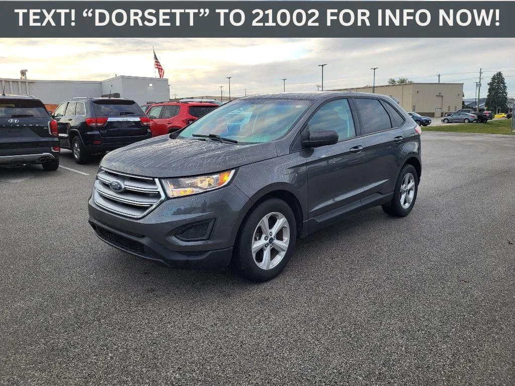 Gray 2016 Ford Edge SE for sale in Terre Haute, IN