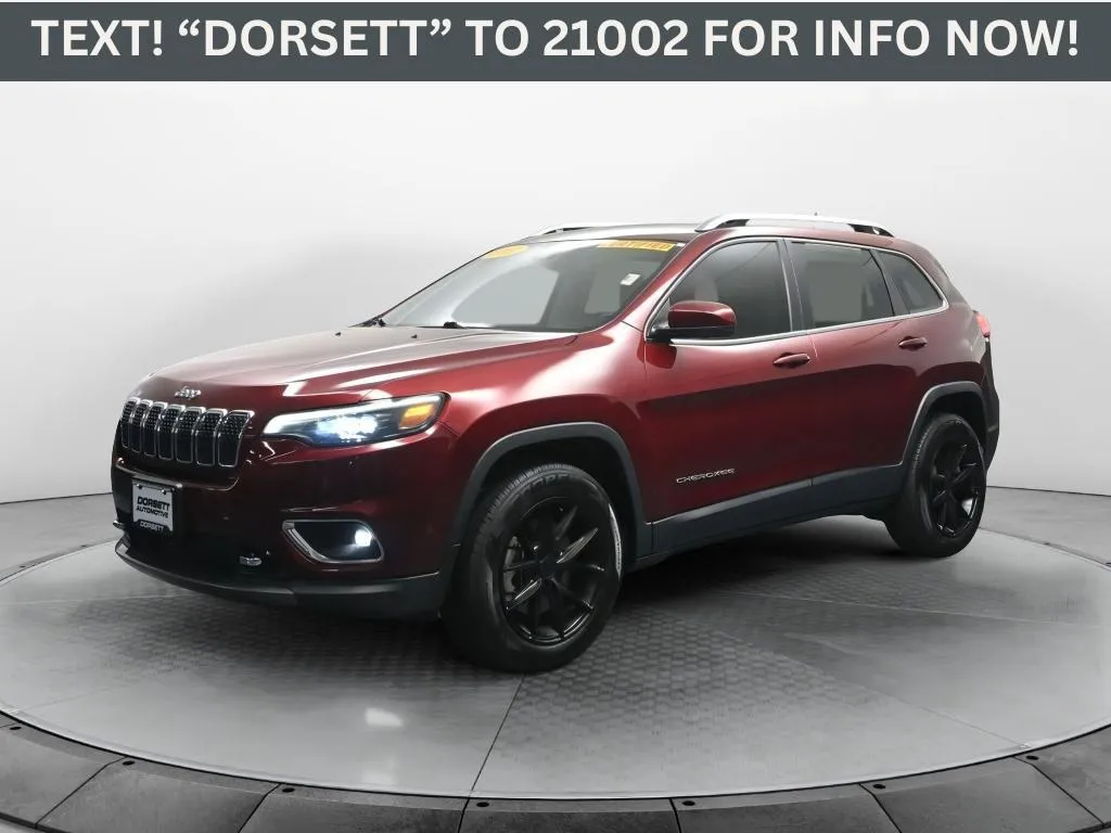 Red 2021 Jeep Cherokee Limited for sale in Terre Haute, IN