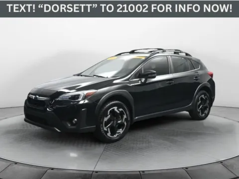 Black 2021 Subaru Crosstrek Limited for sale in Terre Haute, IN