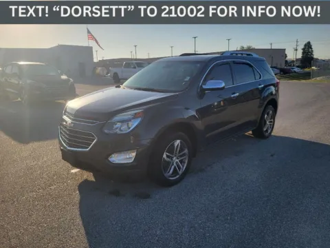 Gray 2017 Chevrolet Equinox Premier for sale in Terre Haute, IN