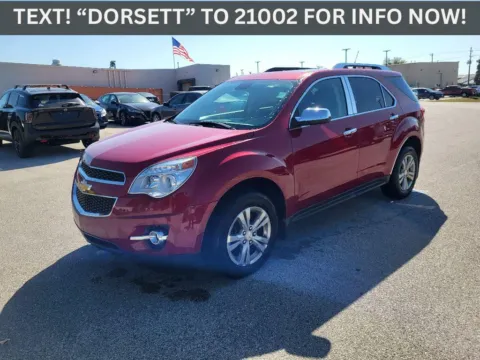 Red 2012 Chevrolet Equinox LTZ for sale in Terre Haute, IN