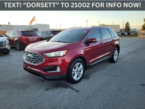 Red 2019 Ford Edge SEL for sale in Terre Haute, IN