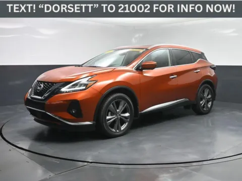 Orange 2021 Nissan Murano Platinum for sale in Terre Haute, IN