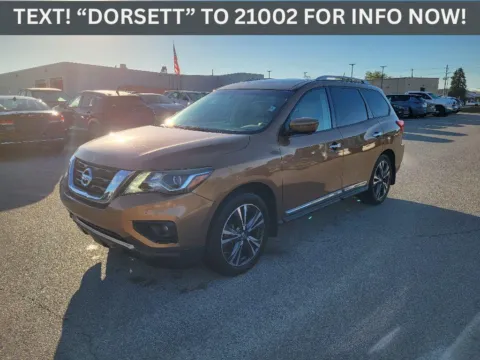 Tan 2017 Nissan Pathfinder Platinum for sale in Terre Haute, IN
