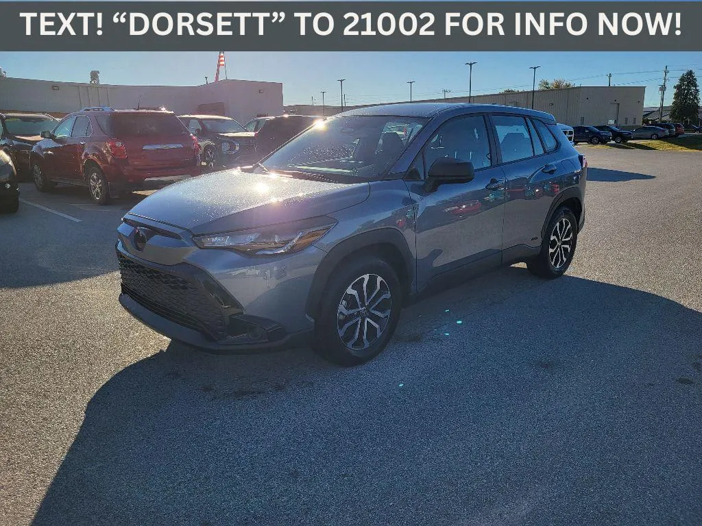 Gray 2024 Toyota Corolla Cross Hybrid Hybrid S for sale in Terre Haute, IN