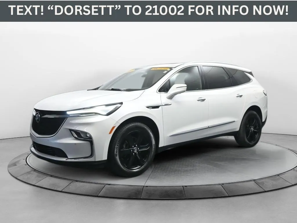 White 2023 Buick Enclave Essence for sale in Terre Haute, IN