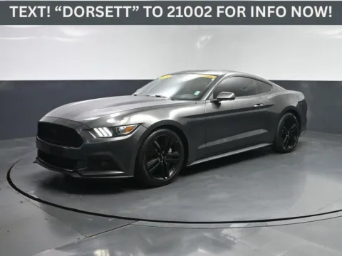 Gray 2015 Ford Mustang EcoBoost Premium for sale in Terre Haute, IN