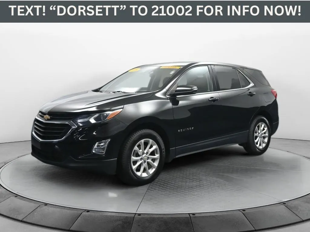 Black 2018 Chevrolet Equinox LT for sale in Terre Haute, IN