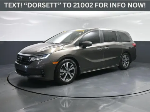 Gray 2022 Honda Odyssey Touring for sale in Terre Haute, IN