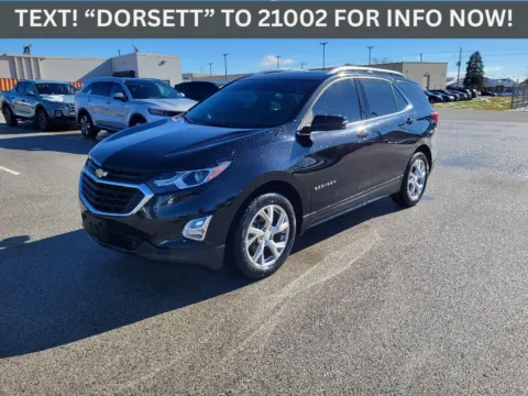 Black 2019 Chevrolet Equinox LT for sale in Terre Haute, IN