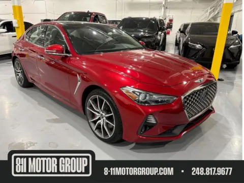 Red 2020 Genesis G70 3.3T AWD for sale in Troy, MI