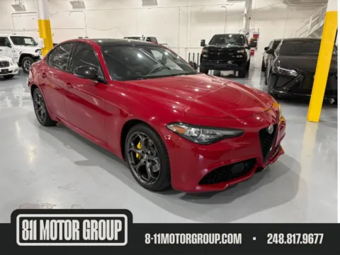Red 2021 Alfa Romeo Giulia Ti Sport AWD for sale in Troy, MI