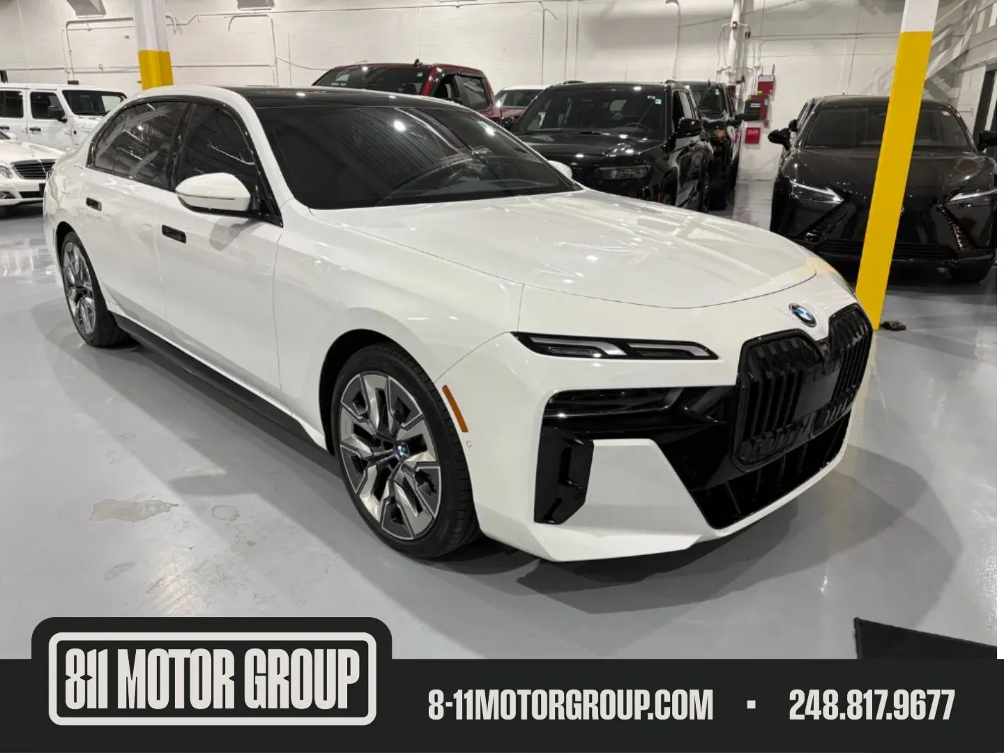 White 2024 BMW i7 xDrive60 for sale in Troy, MI