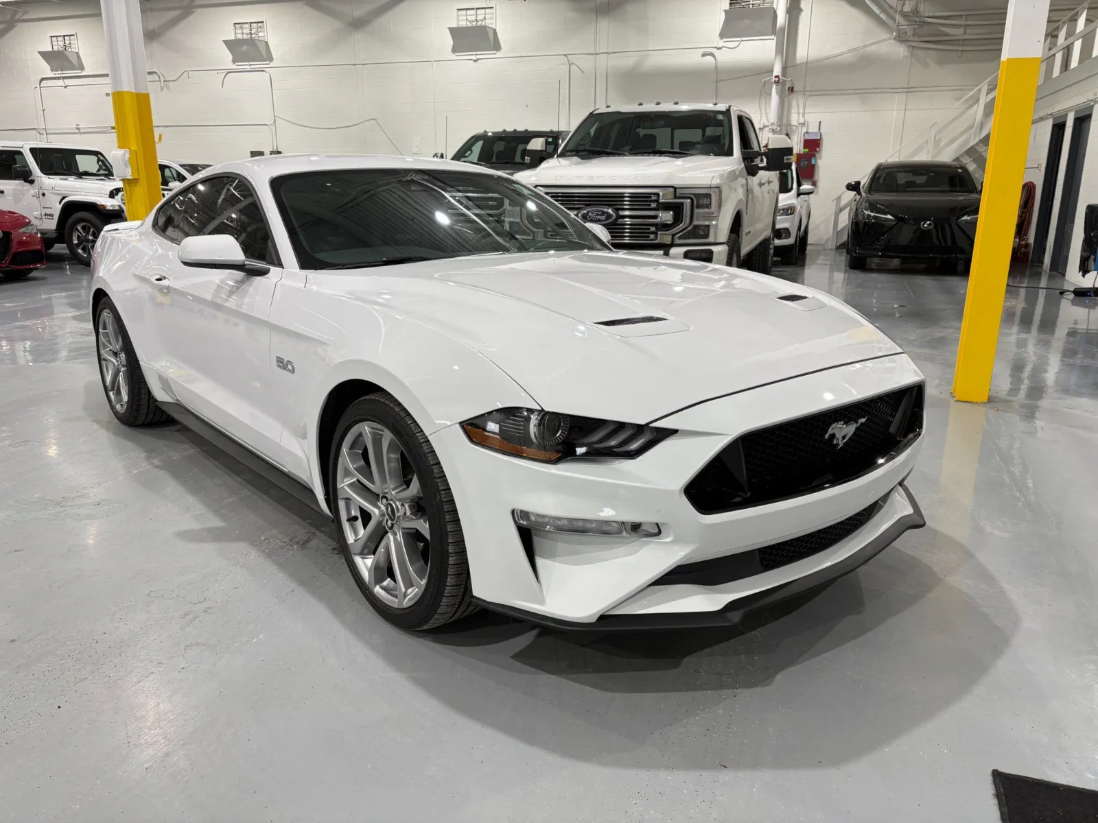 White 2021 Ford Mustang GT Premium Fastback for sale in Troy, MI