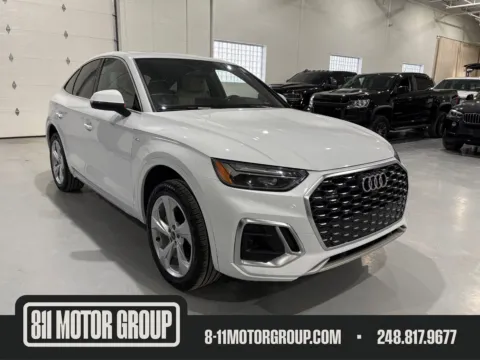 White 2025 Audi Q5 Sportback Premium Plus 45 TFSI S line quattro S tronic for sale in Troy, MI