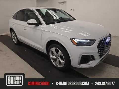 White 2025 Audi Q5 Sportback Premium Plus 45 TFSI S line quattro S tronic for sale in Troy, MI