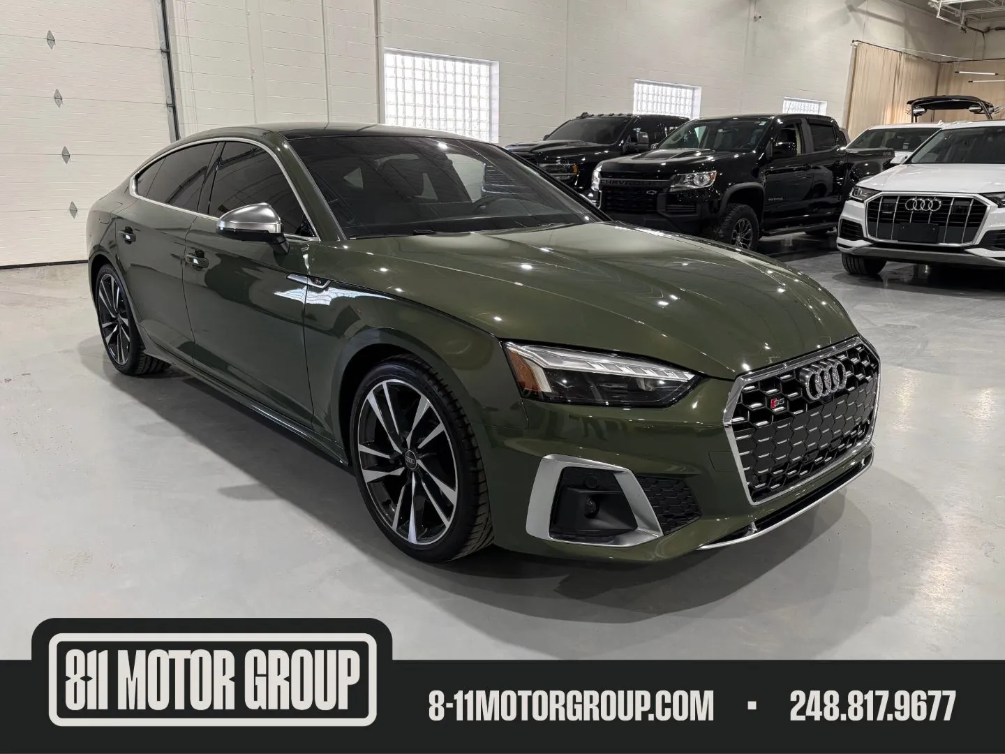 Green 2025 Audi S5 Sportback Premium Plus TFSI quattro Tiptronic for sale in Troy, MI