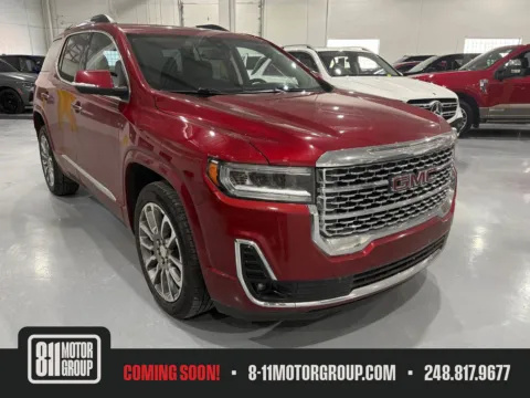 Red 2023 GMC Acadia AWD Denali for sale in Troy, MI