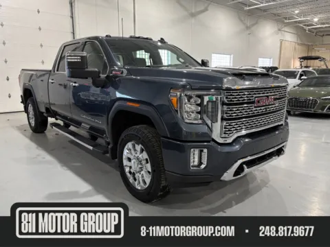Gray 2020 GMC Sierra 3500HD 4WD Crew Cab Long Bed Denali for sale in Troy, MI