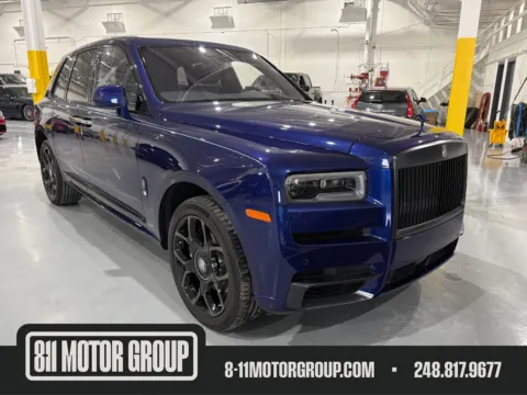 Blue 2024 Rolls-Royce Cullinan Black Badge Blue Shadow: 1 of 62 in the world!! for sale in Troy, MI