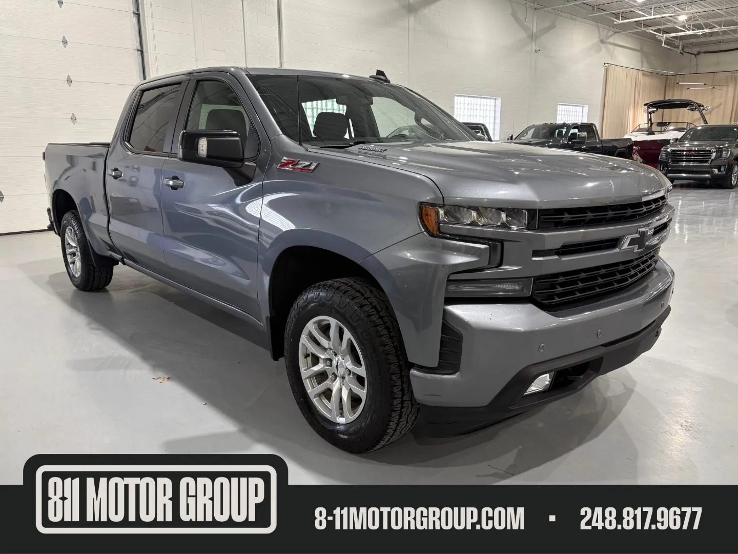 Gray 2022 Chevrolet Silverado 1500 LTD 4WD Crew Cab Standard Bed RST for sale in Troy, MI