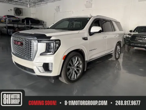 White 2023 GMC Yukon 4WD Denali for sale in Troy, MI
