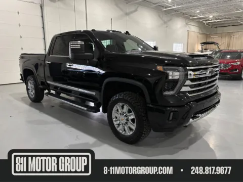 Black 2024 Chevrolet Silverado 2500HD 4WD Crew Cab Standard Bed High Country for sale in Troy, MI