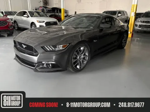 Gray 2015 Ford Mustang GT Premium for sale in Troy, MI