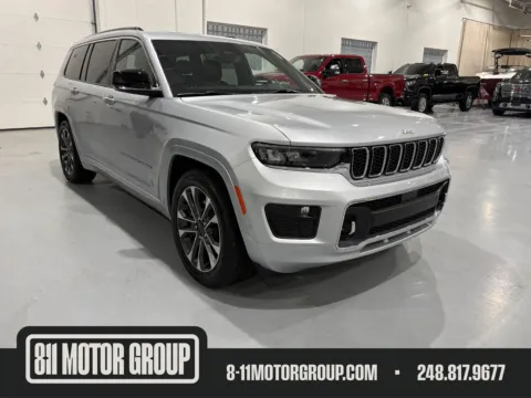 Silver 2024 Jeep Grand Cherokee L Overland 4x4 for sale in Troy, MI