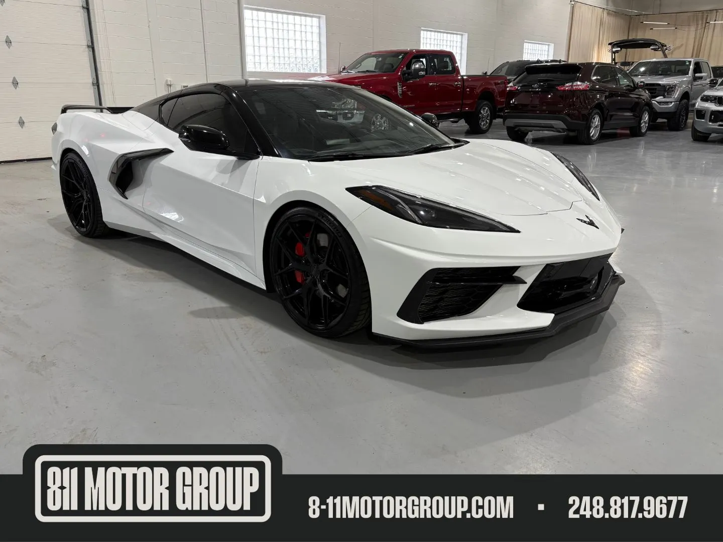 White 2021 Chevrolet Corvette Stingray RWD Coupe 3LT for sale in Troy, MI