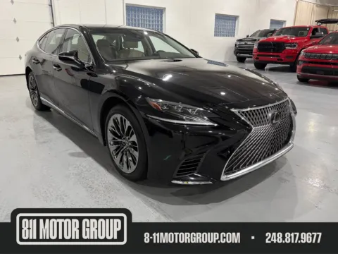 Black 2018 Lexus LS 500 for sale in Troy, MI