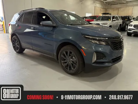 Blue 2024 Chevrolet Equinox AWD RS for sale in Troy, MI