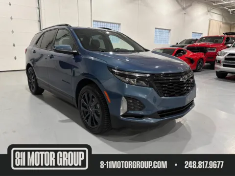 Blue 2024 Chevrolet Equinox AWD RS for sale in Troy, MI