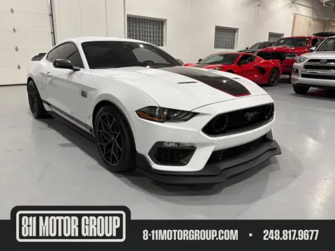 White 2021 Ford Mustang Mach 1 Fastback for sale in Troy, MI