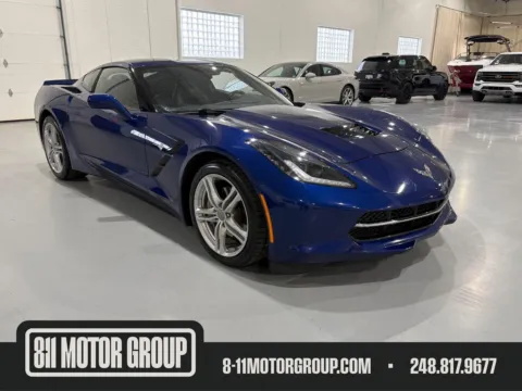 Blue 2017 Chevrolet Corvette Stingray for sale in Troy, MI
