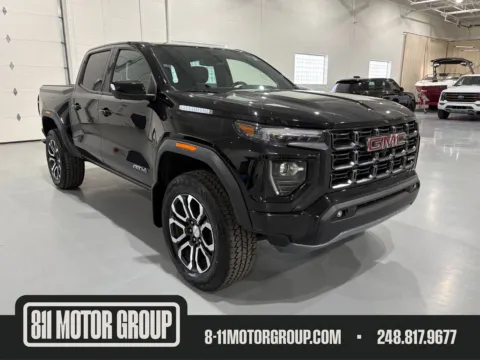 Black 2023 GMC Canyon 4WD Crew Cab Short Box AT4 for sale in Troy, MI