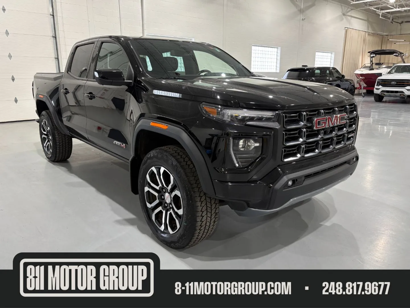 Black 2023 GMC Canyon 4WD Crew Cab Short Box AT4 for sale in Troy, MI