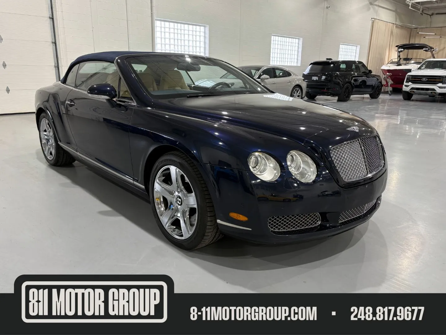 Blue 2007 Bentley Continental GTC GT for sale in Troy, MI