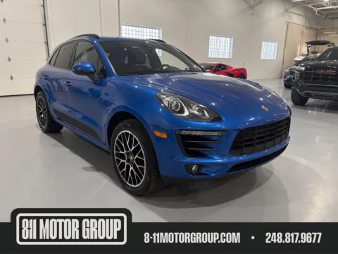 Blue 2017 Porsche Macan S for sale in Troy, MI