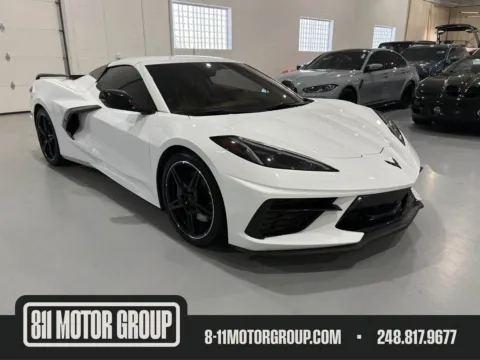 White 2021 Chevrolet Corvette Stingray RWD Convertible 3LT for sale in Troy, MI