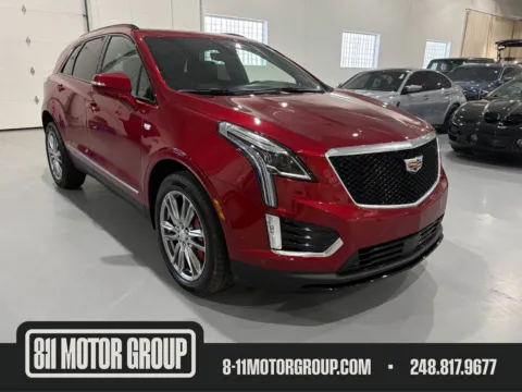 Red 2025 Cadillac XT5 AWD Sport for sale in Troy, MI