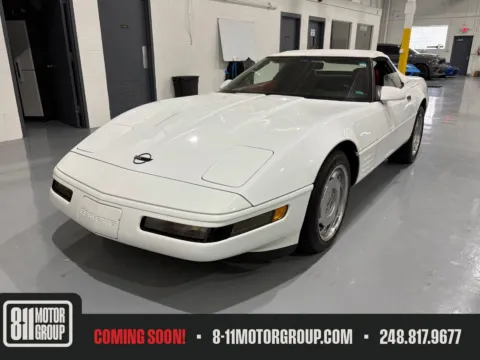 White 1991 Chevrolet Corvette for sale in Troy, MI