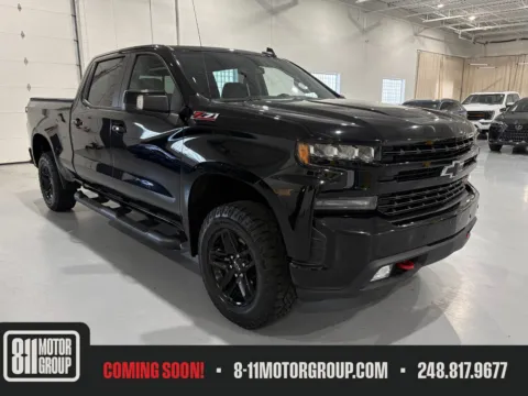 Black 2021 Chevrolet Silverado 1500 4WD Crew Cab Long Bed LT Trail Boss for sale in Troy, MI